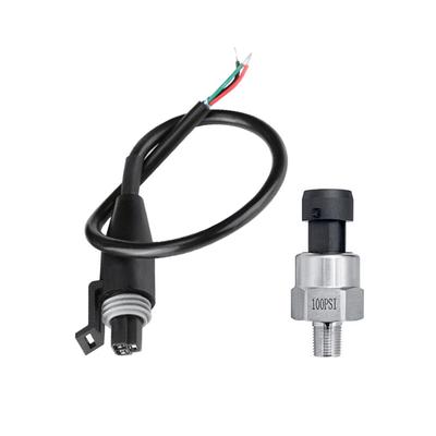 1/8"NPT Edelstahl Kraftstoffdruckaufnehmer Sender Sensor Für Öl Luft Wasser mit Kabel Für 30PSI 60PSI 100PSI 150PSI 200PSI