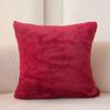 Soft Fluffy Solid Home Fuzzy Pillowcase Decorative Cushion Covers Faux Fur Solid Square Throw For Bed Sofa Car Girl Room