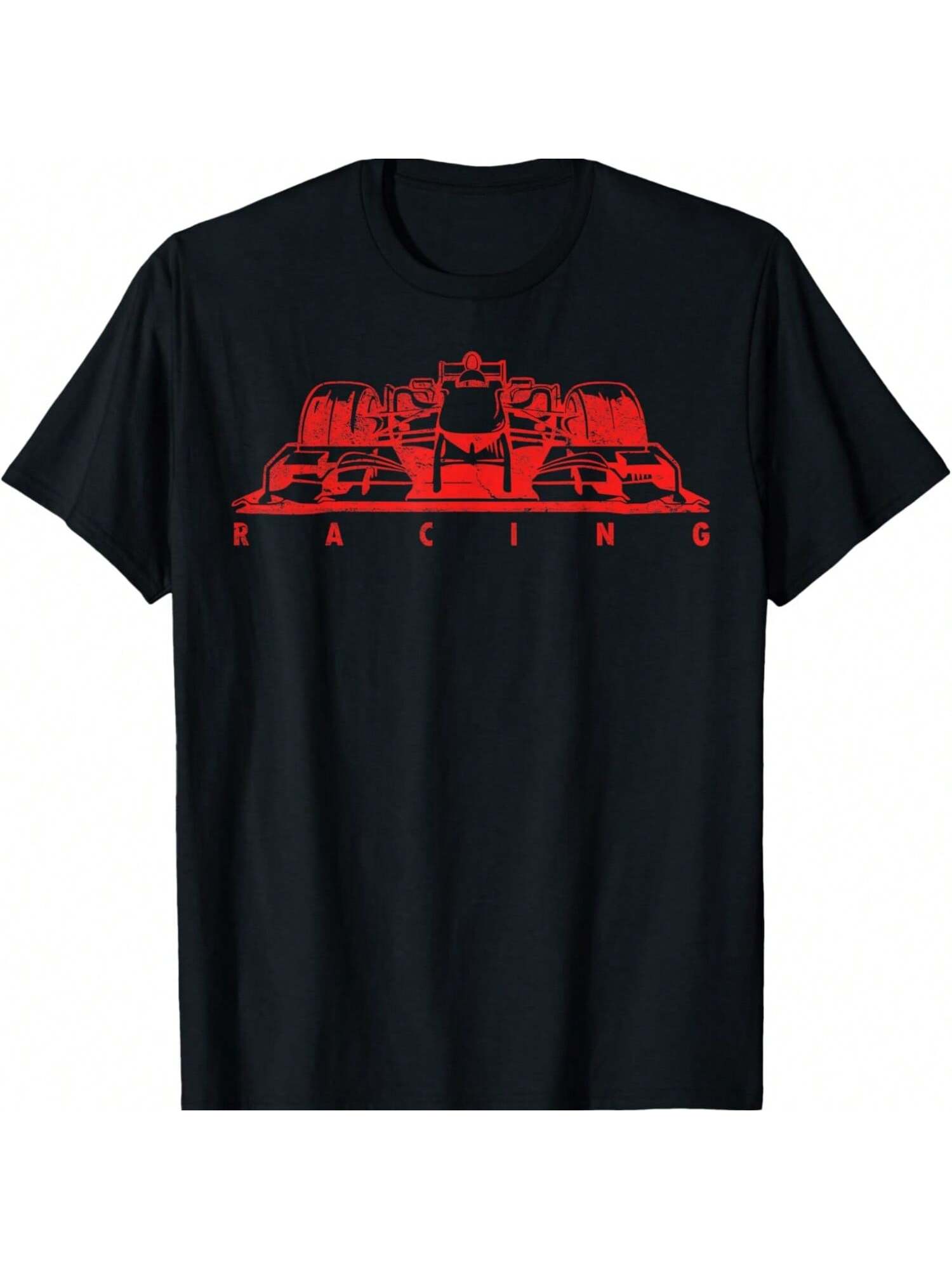 

Vintage Red Formula Racing Lovers Silhouette Race Car Fan T-Shirt XXXXXL чёрный