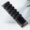 M.2 NVME PCI-E 3.0 X4 X8 X16 To 6 Port 3.0 SATA Adapter PC Expansion Card 6Gbps