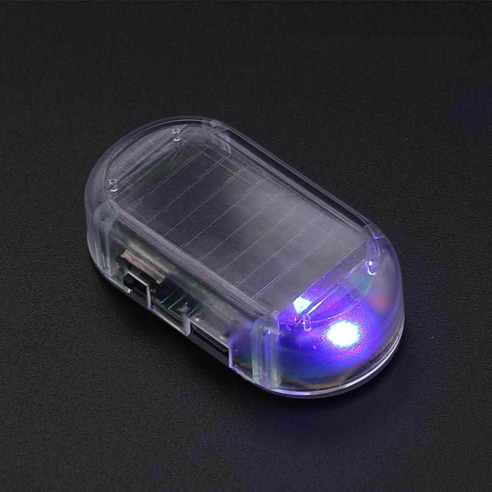 Car Fake Security Light Solar Powered Universal Warning LED Light Alarm Lamp Anti-Theft Caution Strobe Signal Security System