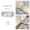 Versatile Italian Charm Pendant Sturdy Stainless Steel Link Craft Supplies Portable for Unique Bracelet Creation