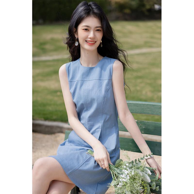 Mokana Women's Urban Casual Vest Dress MKNJD3687