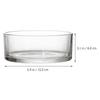 HANABASS Round Glass Terrarium Vase, Transparent Galantar for Hydroponic Cultivation, 3.15" Diameter, 5.91" Height, Interior Decor, for Succulents