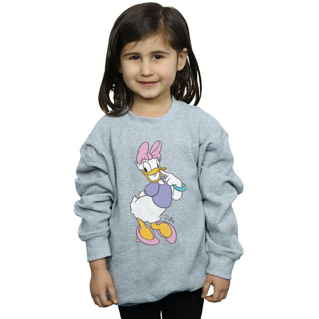 Disney Girls Classic Daisy Duck Sweatshirt