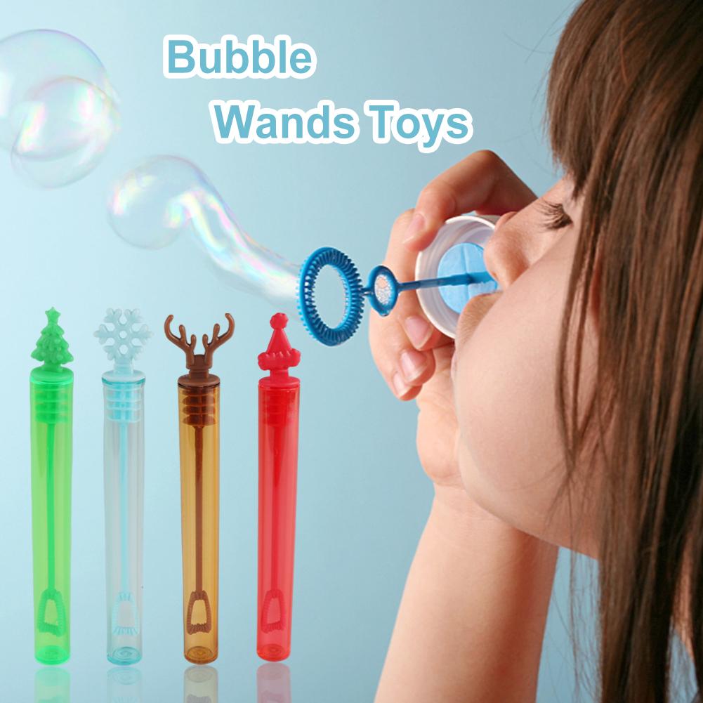 10-40pcs Bubble Tube Soap Bottle Bubble Wands Bubble Soap Bottle Party Supplies Colorful Bubble Stick Sets Wedding Guests Gifts