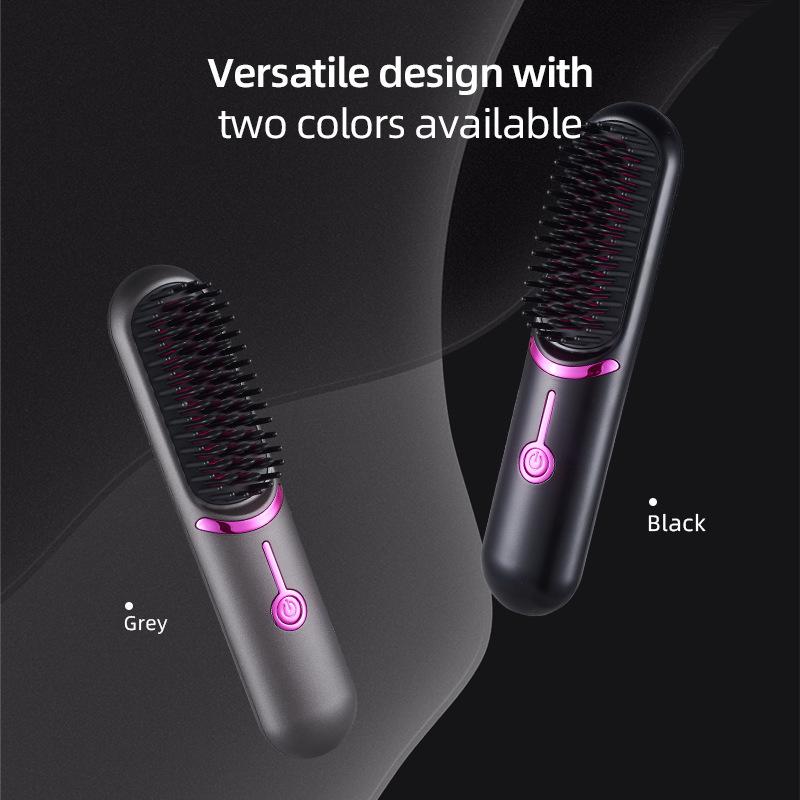 Hair Straightener and Curling Iron USB Rechargeable Styling Comb
