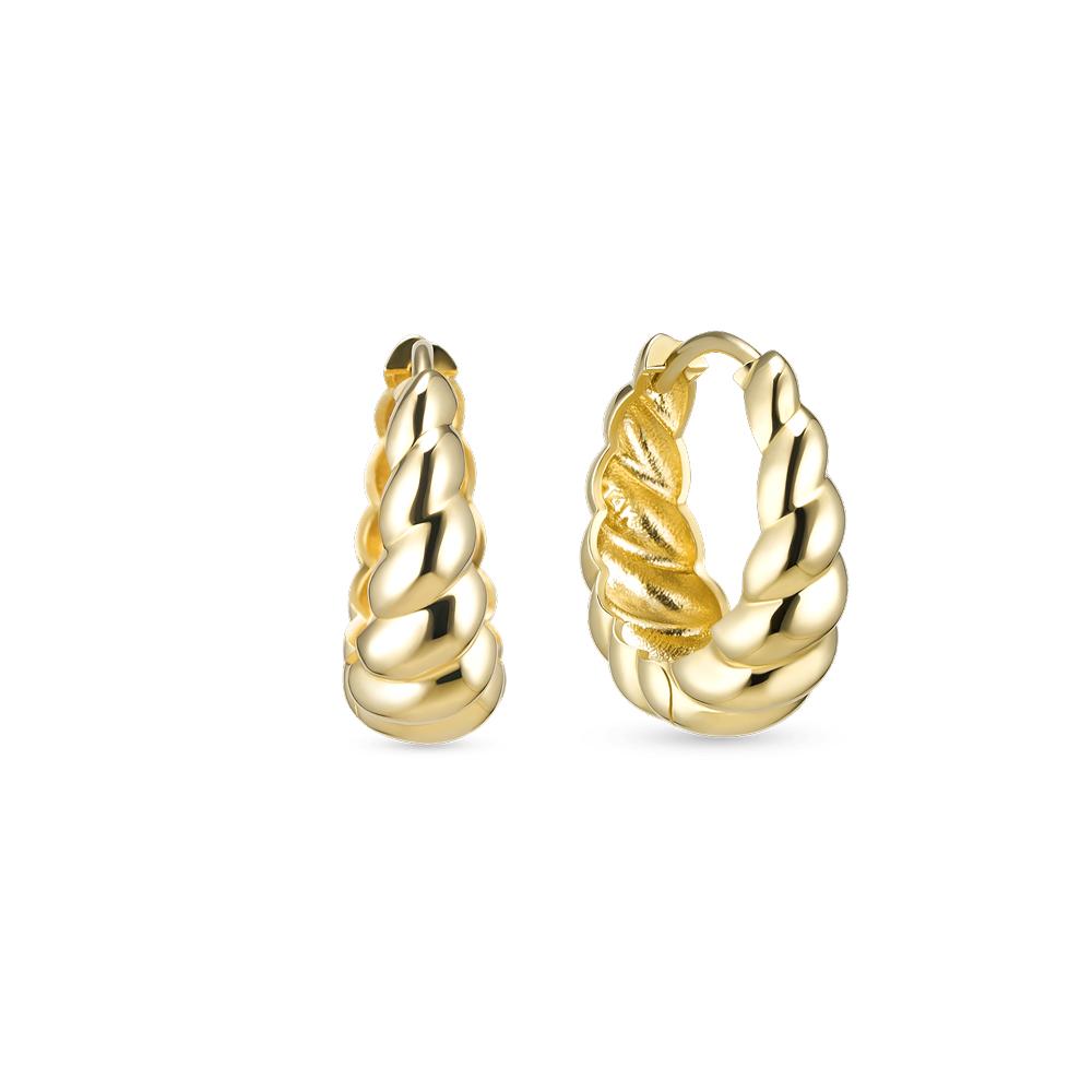 Dorocy 14K Croissant Ring Earrings (Large)
