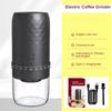 Portable 1800mAh Electric Coffee Bean Grinder 40 Gears External Adjustable Home Rechargeable Grinders Household Coffee Machine