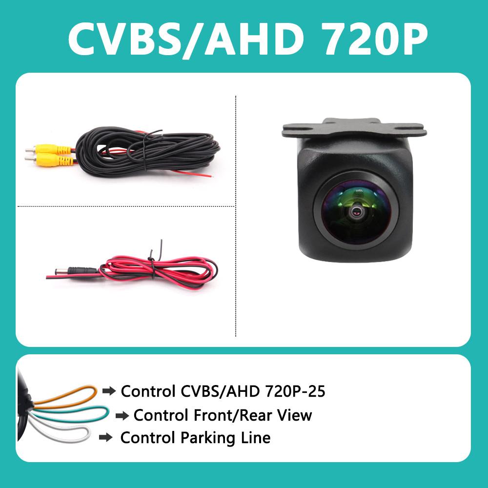 

180° Автомобильная камера заднего вида, резервная камера заднего вида, водонепроницаемая камера ночного видения HD