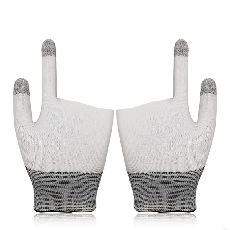 Zwei-Finger Gaming Fingerlinge Mobile Spielhandschuhe Schweißfeste Fingerlinge