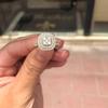 Wedding Rings for Women Cubic Zirconia Stone Ring Luxury Yellow Gold Color Engagement Anel Accessories Drop Shipping CC2338