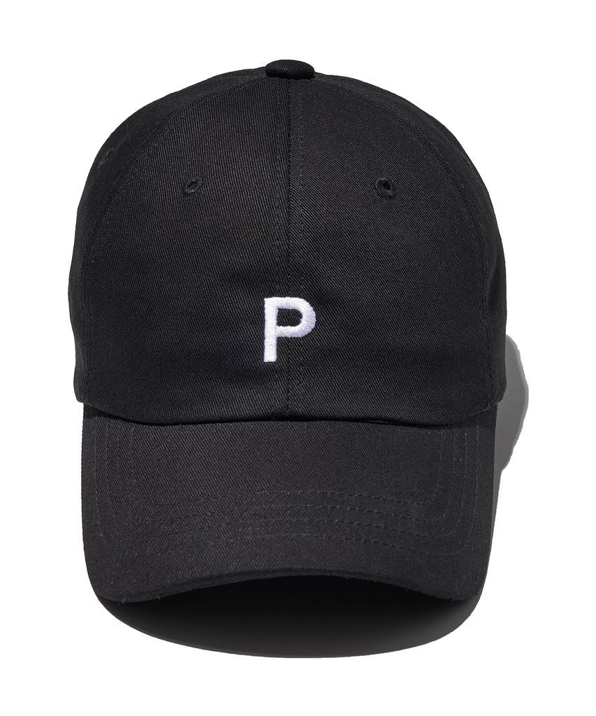 PAPERBOY P Logo Ball Cap - Black