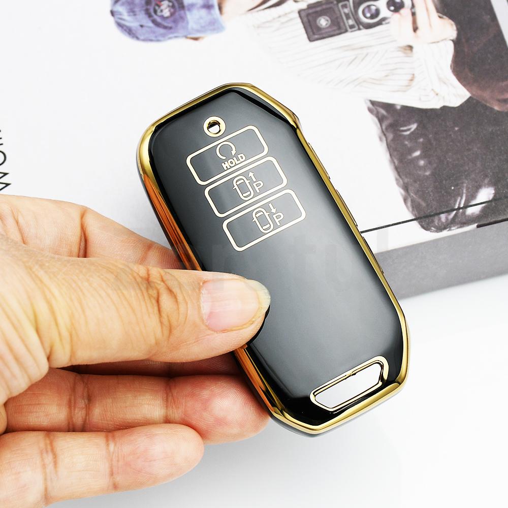 Auto Shell Fob For Kia Sportage Niro Hybrid Sorento Mq4 Ev6 Gt-Line K8 V6 7 Buttons Tpu Car Key Case Cover
