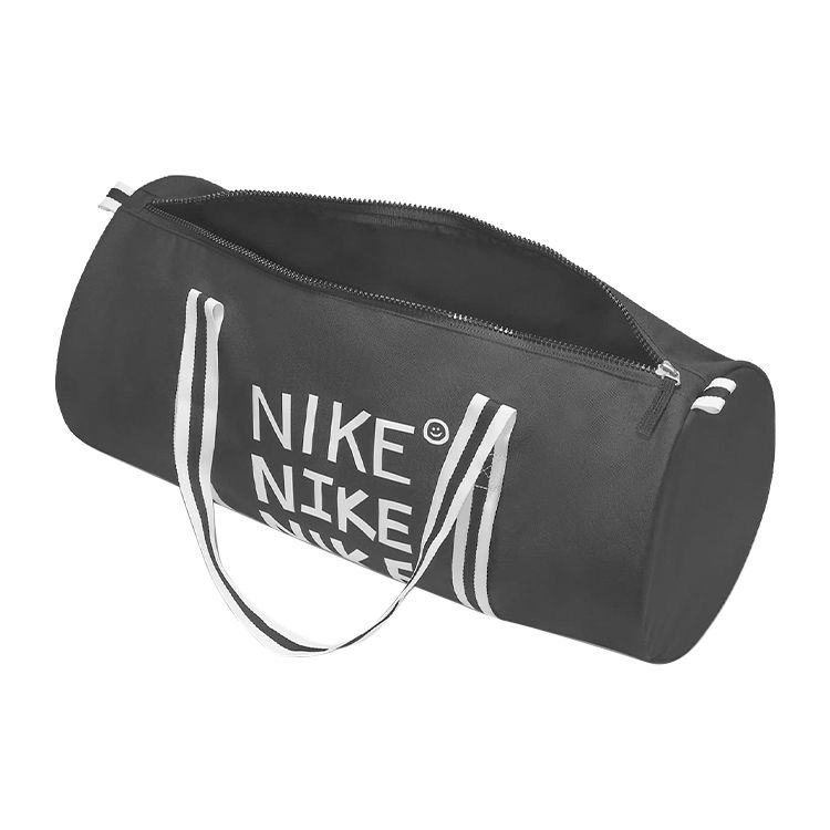 Nike Heritage Sports Stripe Woven Detail Polyester Tote Shoulder Crossbody Gym Bag Large Men bags Black DQ5735-010