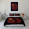 Dragon Flame Decorative Set Soft Comfortable Duvet Cover Bedding Set Included 1*Duvet Cover & 2*Pillowcases gift