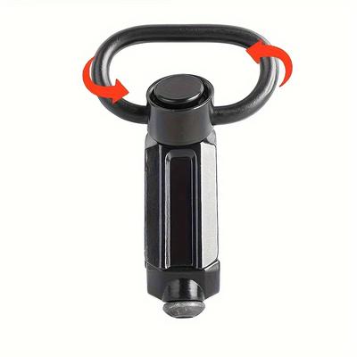 Support de bretelle tactique QD Fixation rail RSA Alliage de zinc Métal Fibre Simple Double point pour Chasse Pêche Équipement Amateurs