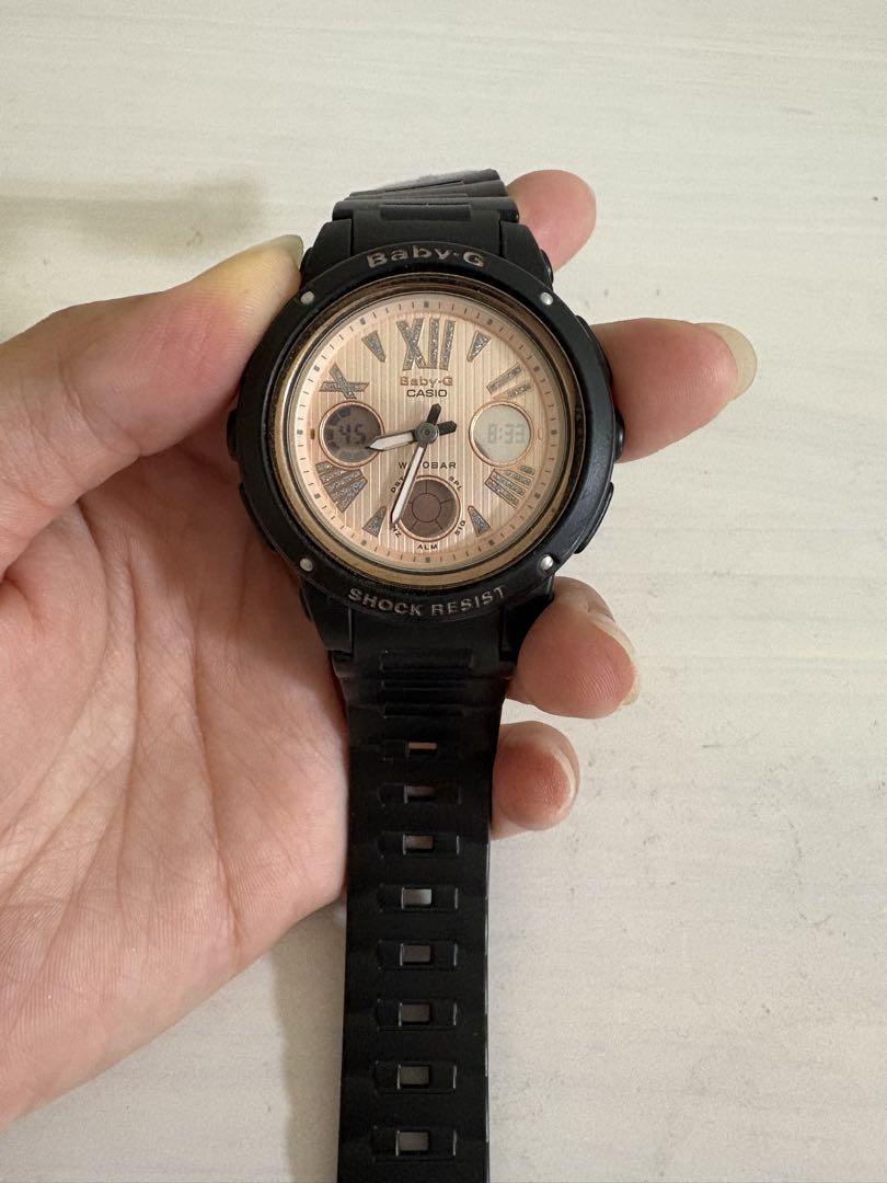 

[USED] CASIO Baby-G Black/Rose Gold Watch