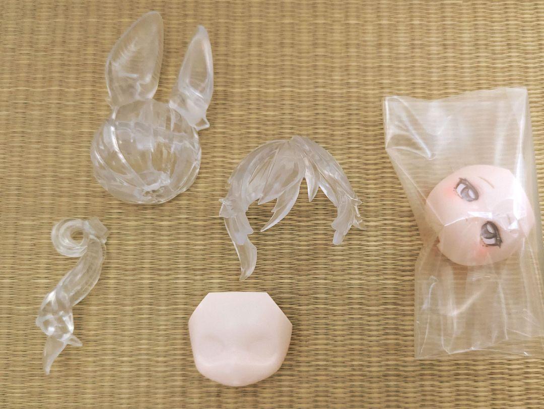 

[USED] Inedible Doll Moonfly Time Bonus Clear Hair Parts and Face Parts