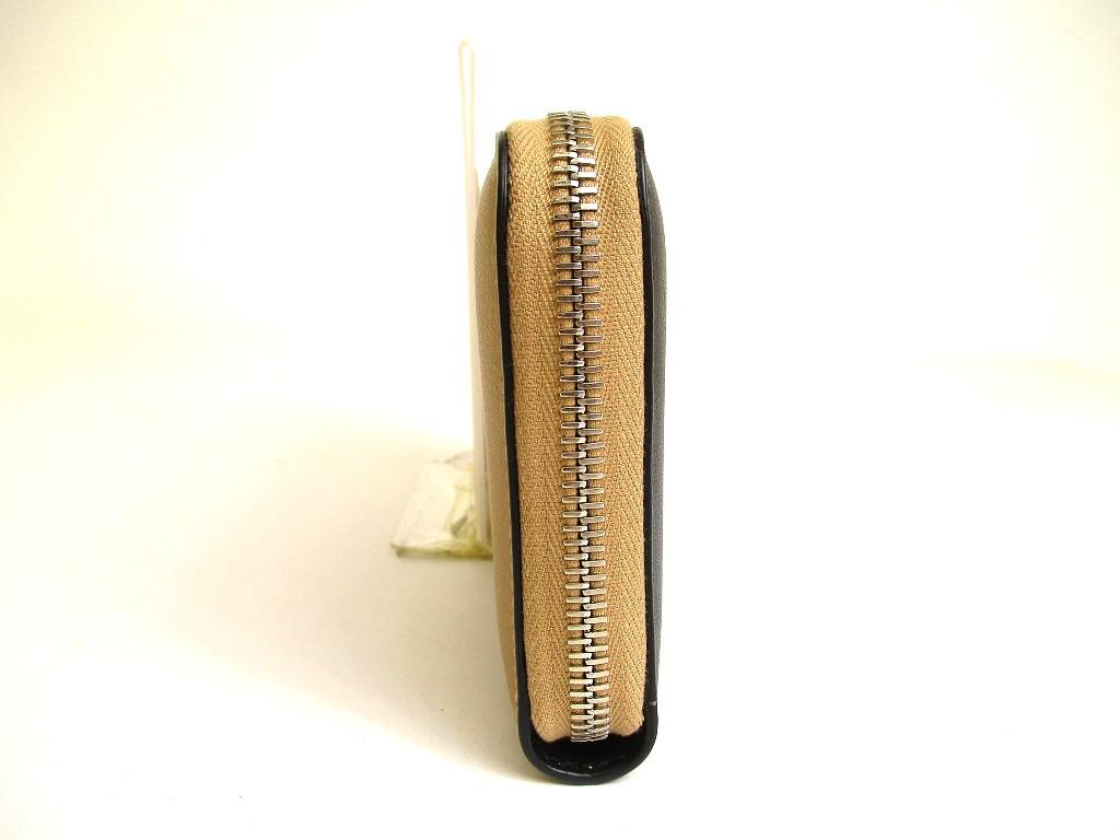 Authentic FENDI Peekaboo Beige Leather Zip Around Long Wallet #a899  Refurbished