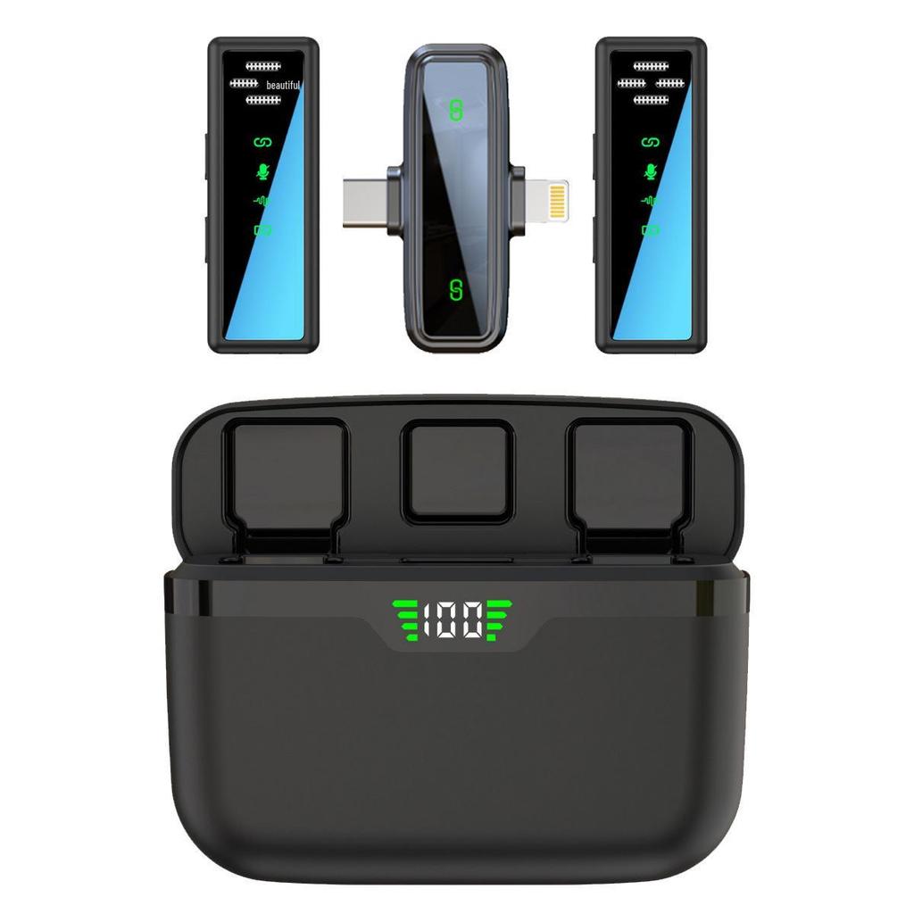 New J81 Lavalier Microphone: Smart Noise Reduction, Wireless J82 Three-in-One Mic