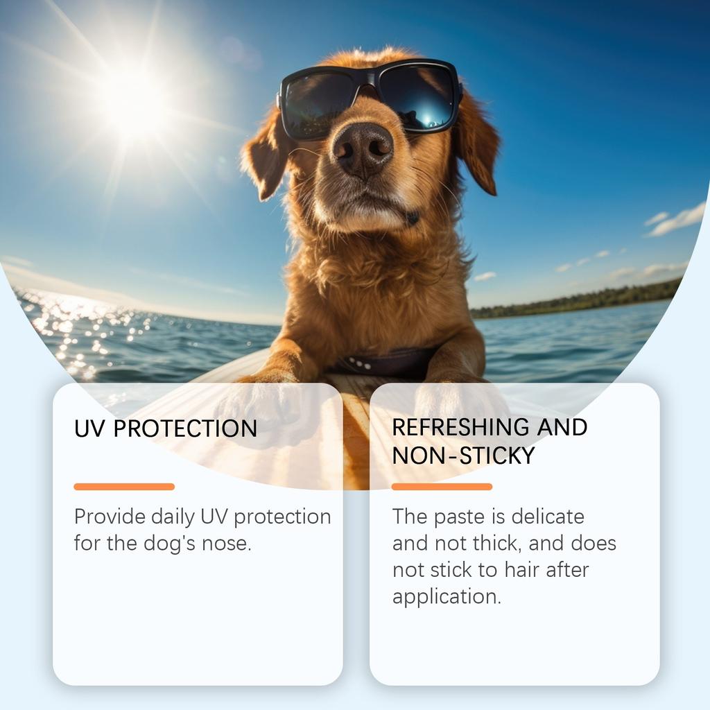 Dog Nose Sunscreen Oil, Pet Sunscreen, Moisturizes And Protects Sensitive Noses. Sunscreen Cream