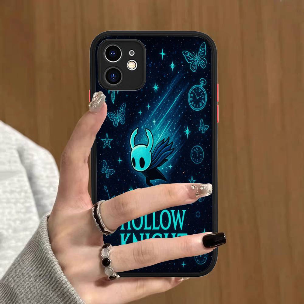 

Hollow Knights Cartoon For Silicone Matte Phone Case For IPhone 16 Pro Max 15 14 13 12 11 X XS MAX iphone 13