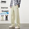 JEEP SPIRIT Men's Loose Straight Wide-Leg Casual Pants