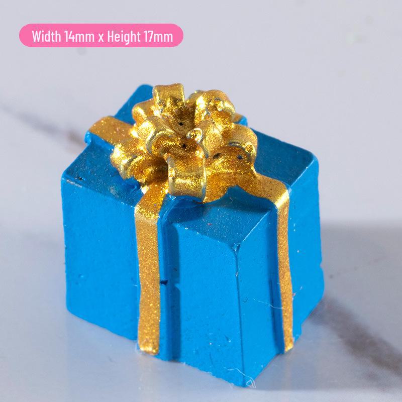 Cutie cadou de Crăciun 3D DIY: Adeziv cremă și set de decor pentru carcasă pentru telefon mobil realizat manual.