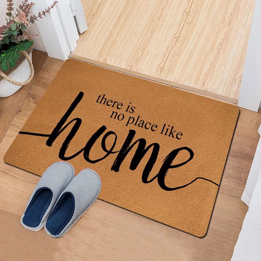 Welcome Sweet Home Floor Mat Door Mat Entrance Carpet Bathroom Absorbent Non Slip Kitchen Mat