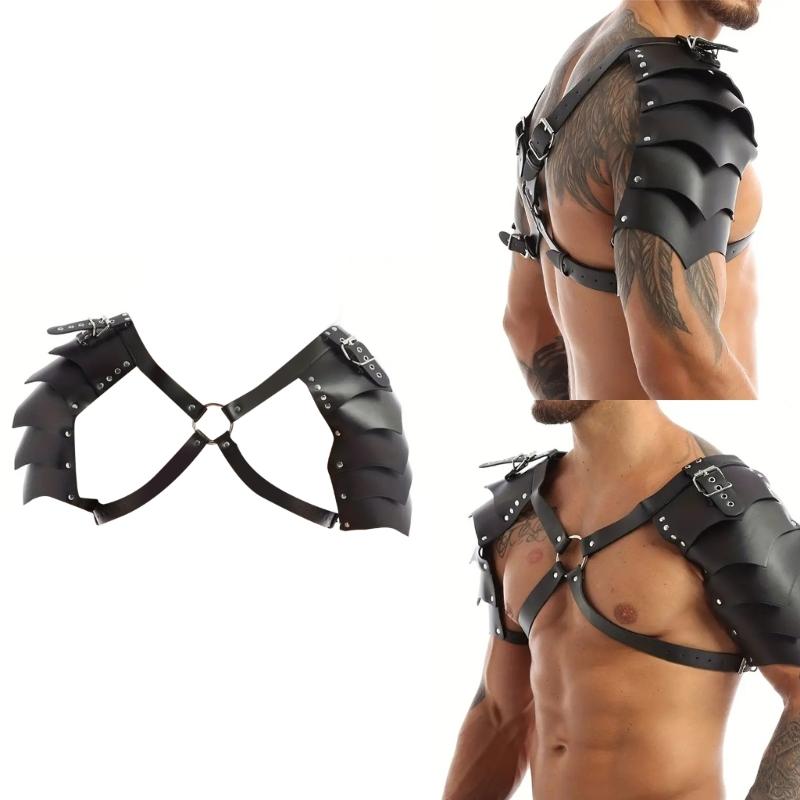Medieval Shoulder Armors Body Chest Harness Armors Adjustable Renaissance Armors