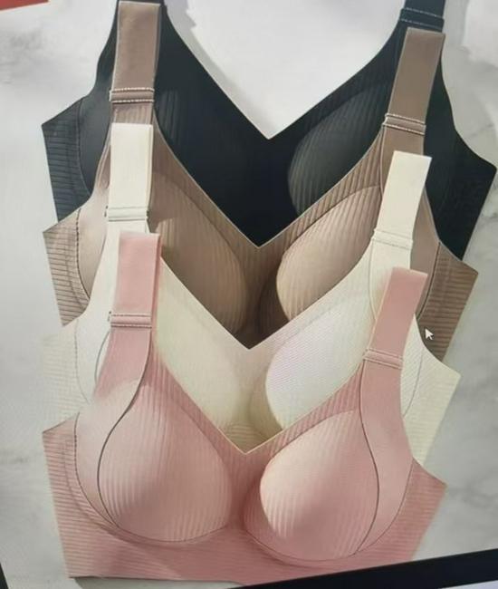 Reggiseno senza cuciture regolabile a coppa piena per donne con seno abbondante, anti-cedimento, design sottile, disponibile in taglie piccole e grandi