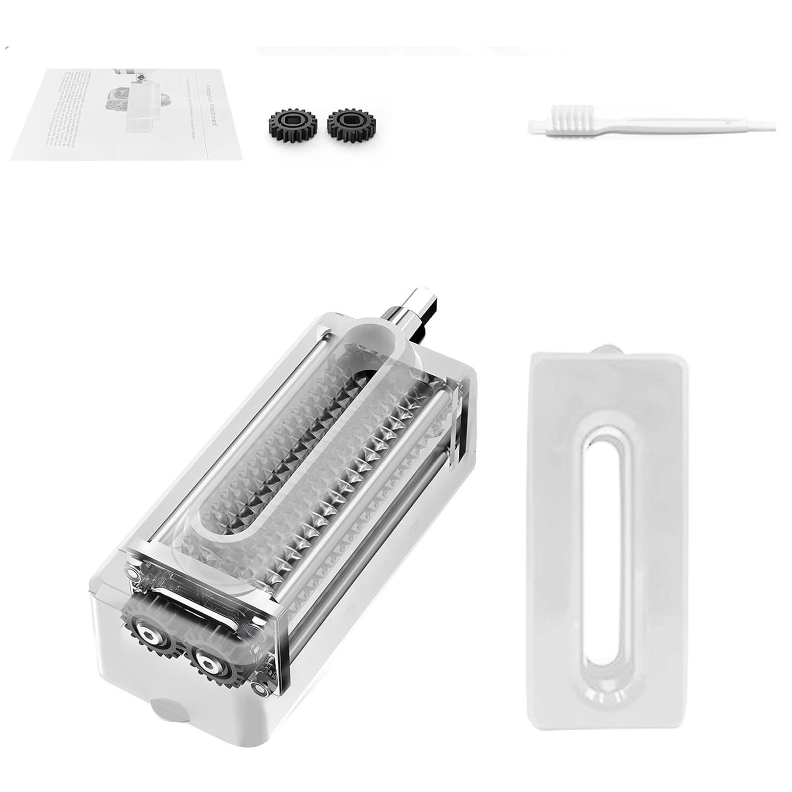 

Meat Tenderizer For Electronic Mixer Meat Tenderize Large Inlet Meat Tenderizer with Stainless Steel Gears Attachment белый