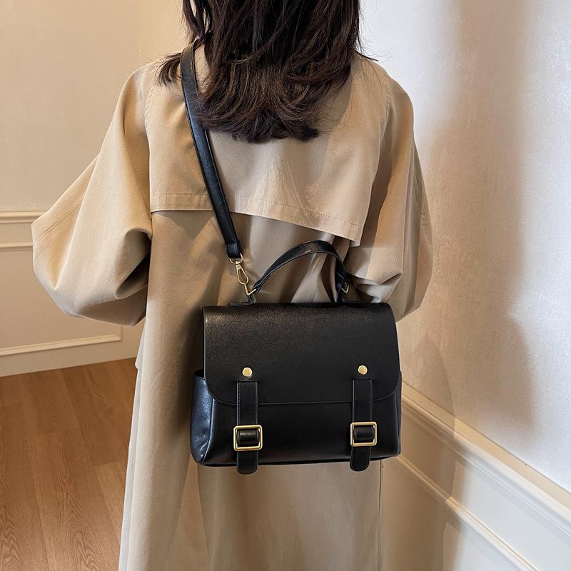 British retro backpack women's 2025 new winter multi-functional versatile messenger bag large-capacity travel bag