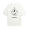 Li-Ning Outdoor Quick-Dry Cool Loose Short Sleeve T-Shirt Unisex tops Off-White ATSW407-1