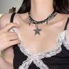 2025 High-End Gothic Punk Necklace: Y2K Dark Style Clavicle Chain for Women