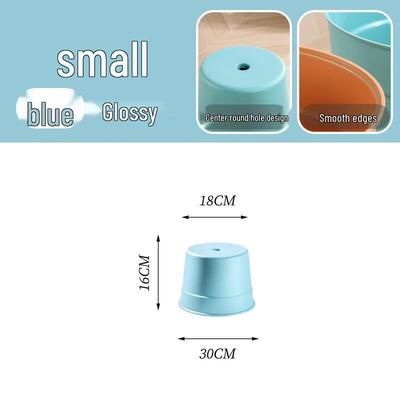 HANDUNYOU Thickened Plastic Round Stool