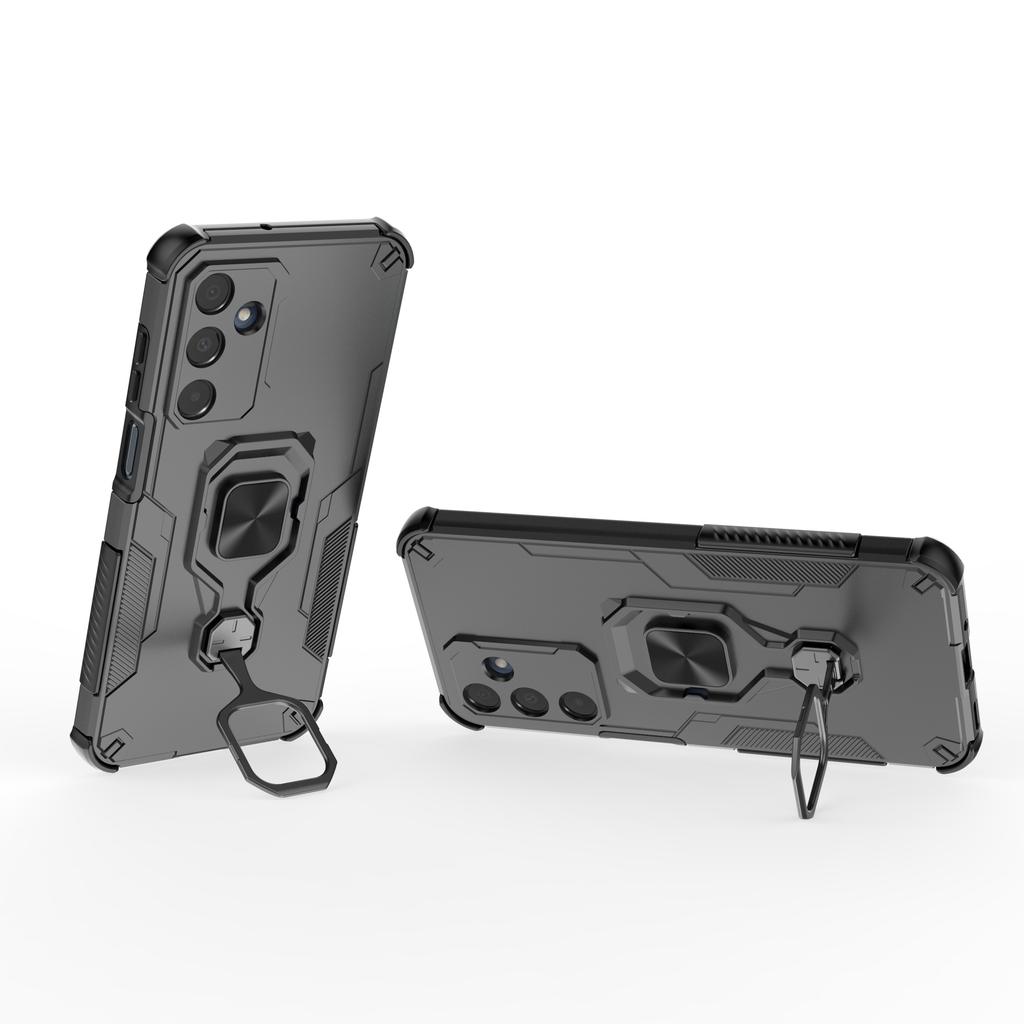 For Samsung Galaxy A26 5G Case Rotatable Ring Kickstand PC+TPU Shockproof Phone Cover