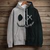 Women's Fashion Long Sleeve Pullover Halloween Print Hooded Pocket Sweatshirt