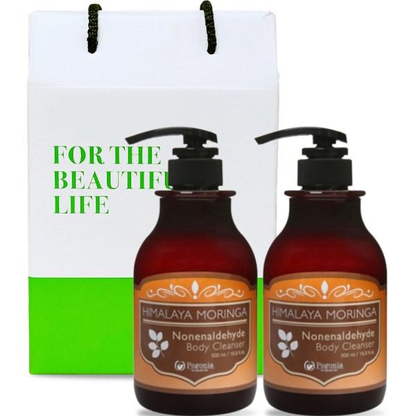 

Pogonia Nonen Aldehyde Hydro Body Cleanser 500мл, 2шт, набор популярной корейской косметики