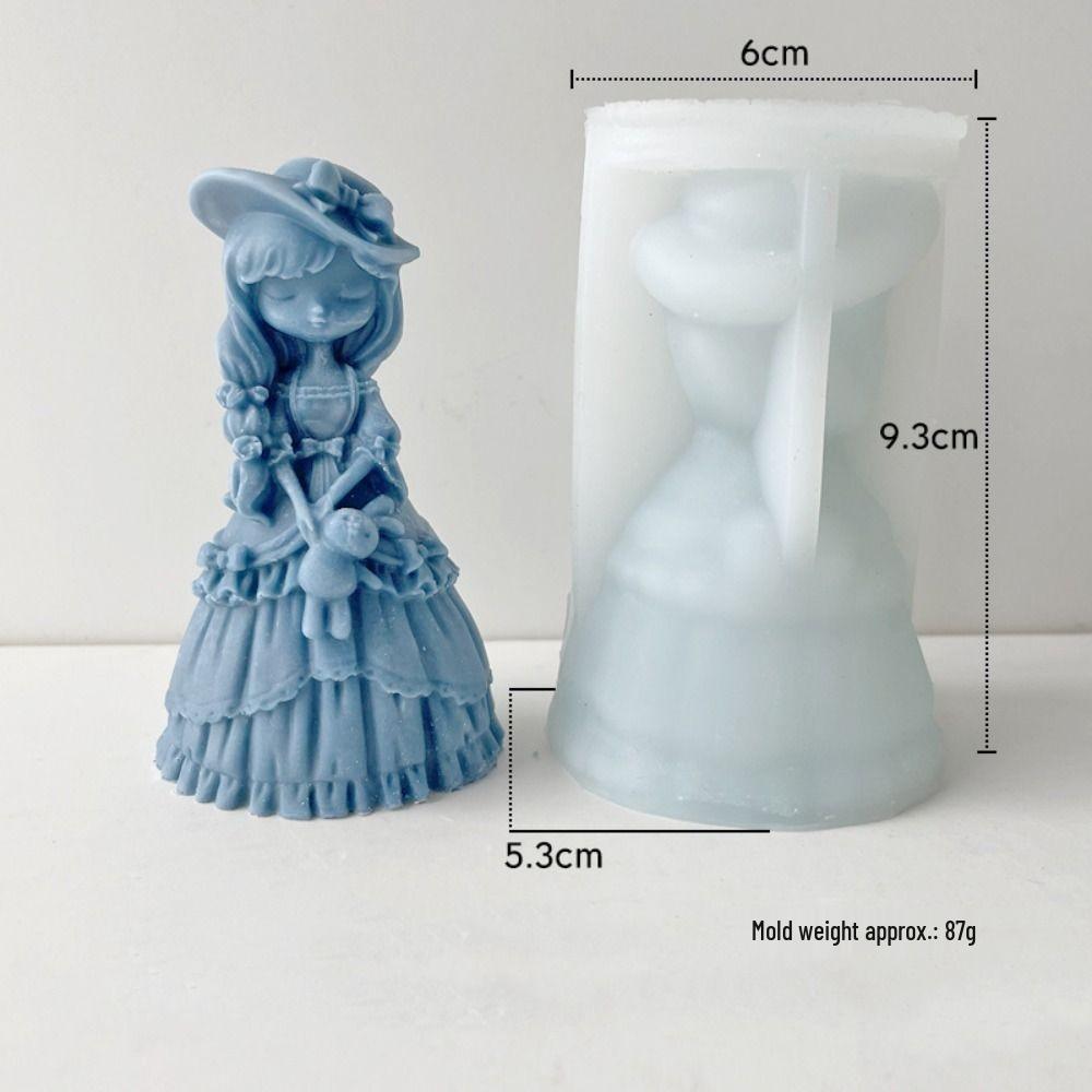 

Принцесса Бетти 3D гипсовая кукла и силиконовая форма для свечи