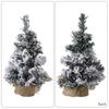 Realistic Snow Covered Christmas Tree Decoration Delicate Burlap Base Snowy Christmas Tree for Home & Office Festival