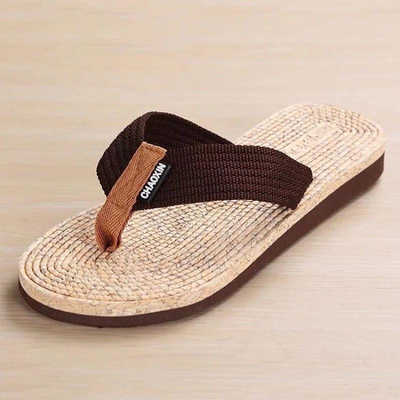 Men's Thick-Soled Beach Sandals: Summer-Resistant Ethnic Style Flip-Flops