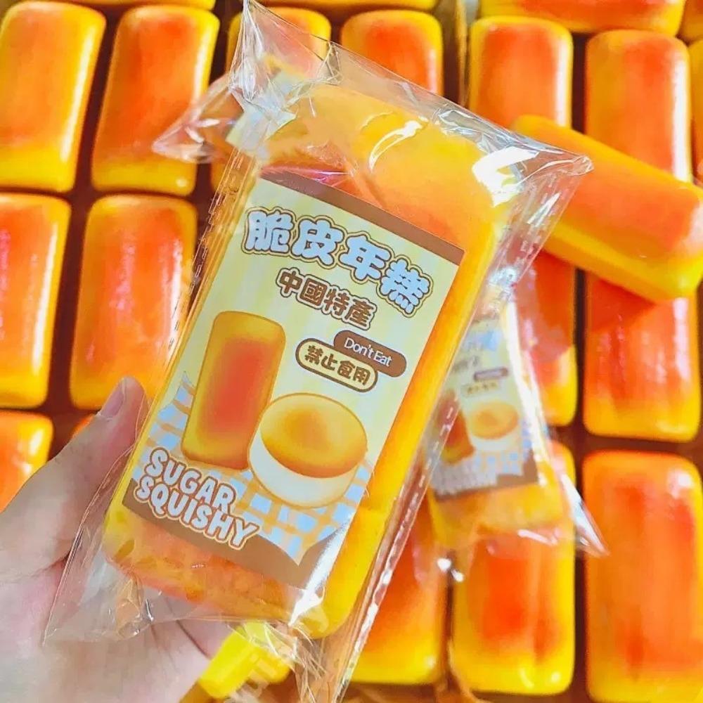 Simulation Bread Squishy Toy Slow Rising Sensory Fidget Toy Cheese Cake Squishy Kids Adults