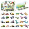 Advent Calendar 24 Elements Blocks Dinosaurs And Cars Cars Advent