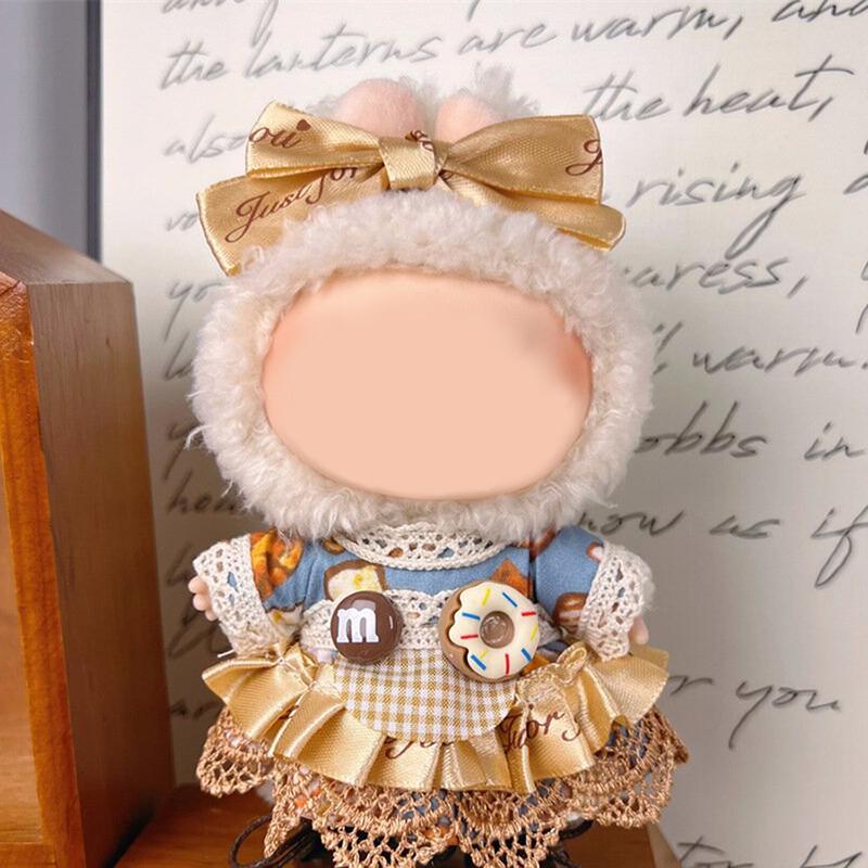 Dekorasjonssett for dukkeklær for 17 cm Labubu Stilig antrekk Klær Sports- og fritidsdrakt Labubu-antrekk Tilbehør Labubu Ropa