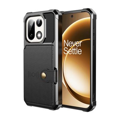 For OnePlus 15 5G Case with Card Holder PU Leather + TPU Phone Back Cover