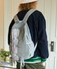 Waikei Half String Nylon Backpack Grey