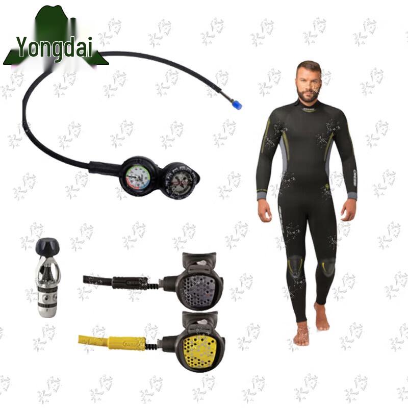 5mm Diving Wetsuit Set with Regulator & Gauge