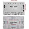 Electric & Acoustic Guitar String Height and Spacing Ruler - Guitar Repair Tool